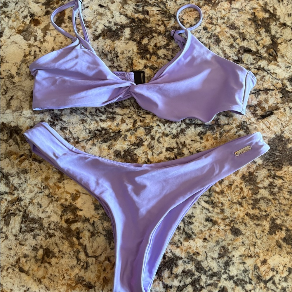 Blackbough Lilac Bikini Set!